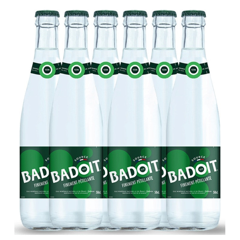 Eau gazeuse Badoit citron vert – Carton de 30 * 0.5 litre
